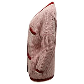 Maje-Cardigan Maje Mapada in maglia con bottoni sul davanti in lana rossa-Altro