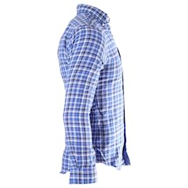 Ralph Lauren-Ralph Lauren Plaid Long Sleeve Button Front Shirt in Multicolor Cotton-Other
