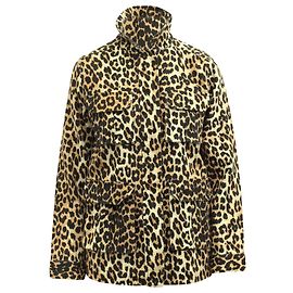 Chaqueta Ganni Camberwell en algodón con estampado animal Otro Impresión de pitón