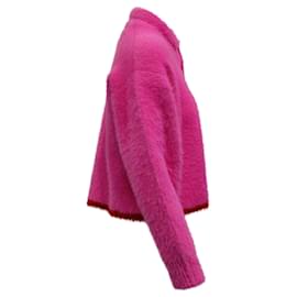 Jacquemus-Jacquemus Le Polo Neve Suéter texturizado em poliamida rosa-Rosa