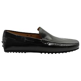 Tod's-Tod's Driving Shoes in Black Leather -Black