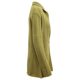 Altuzarra-Altuzarra Heather Single-Button Jacket in Olive Green Cotton-Green,Olive green