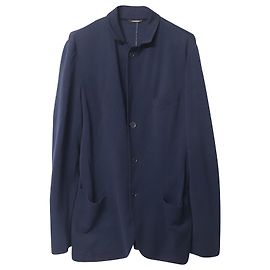 Sovracamicia Loro Piana in Cotone Blu Blu
