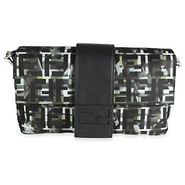 Bolso bandolera baguette con cinturón multicolor FF de Fendi Otro