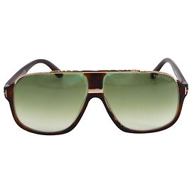 Occhiali da sole Tom Ford Elliot in acetato marrone Marrone