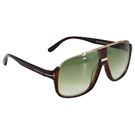 Tom Ford-Tom Ford Elliot Sunglasses in Brown Acetate-Brown