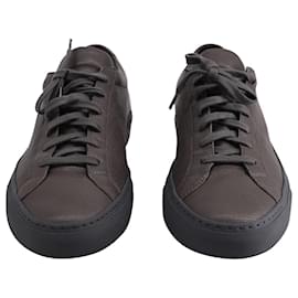 Autre Marque-Common Projects Men's Original Achilles Low-Top Sneakers in Dark Brown Leather-Brown