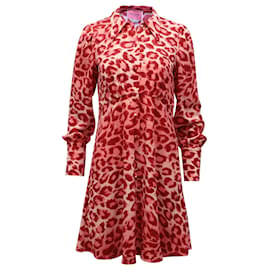 Kate Spade-Kate Spade Panthera Kleid aus Polyester-Viskose mit Animal-Print-Andere