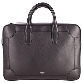 Mulberry Belgrave Single Document Holder Bag in Black Leather  Black