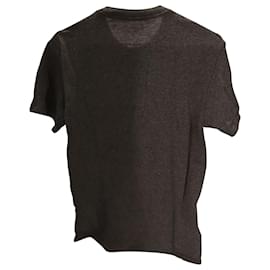 Levi's-T-shirt Levi's a maniche corte con logo stampato in jersey di cotone grigio-Grigio