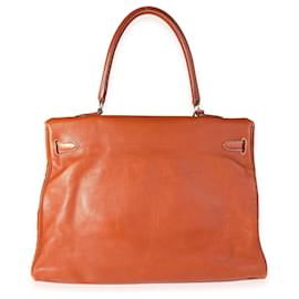 Hermès-Hermes Fauve Sikkim Kelly Relax 50 PHW-Brown
