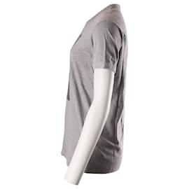 Dolce & Gabbana-Dolce & Gabbana James Dean Short Sleeve T-shirt in Grey Cotton -Grey
