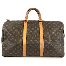 Louis Vuitton-Louis Vuitton Keepall 50 Sacs-Marron