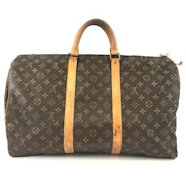 Louis Vuitton-Louis Vuitton Keepall 50 Sacs-Marron