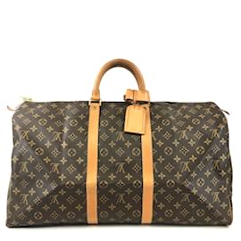 Louis Vuitton-Louis Vuitton Keepall 60 Sacs-Marron