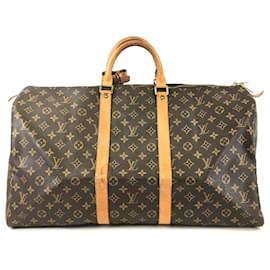 Louis Vuitton-Louis Vuitton Keepall 60 Sacs-Marron