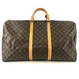 Louis Vuitton-Louis Vuitton Keepall 60 Sacs-Marron