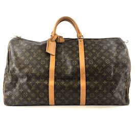 Louis Vuitton-Louis Vuitton Keepall 60 Sacs-Marron