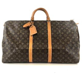 Louis Vuitton-Louis Vuitton Keepall 60 Sacs-Marron