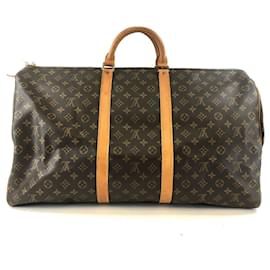 Louis Vuitton-Louis Vuitton Keepall 60 Sacs-Marron