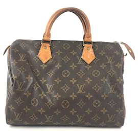 Louis Vuitton-Louis Vuitton Speedy 30 Sacs-Marron