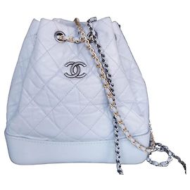 Chanel chael gabrielle backpack Light blue