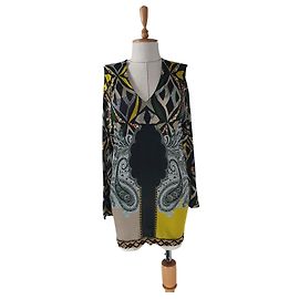 Etro Mini Dress Tunic Viscose Multicolore Multiple colors