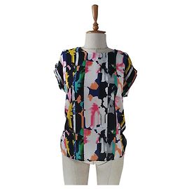 Cynthia Rowley Top Multicolore Polyester XS S Multiple colors