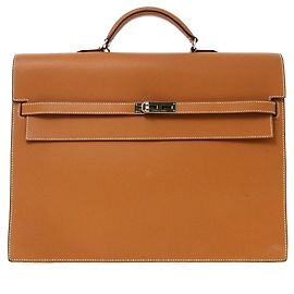 Hermès Hermes Brown Epsom Kelly Depeches Braun