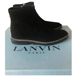 Lanvin-Botas de tornozelo-Preto