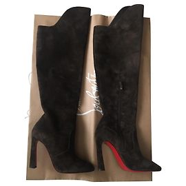 Christian Louboutin Stiefel Braun