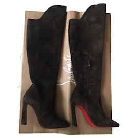 Christian Louboutin-Boots-Brown