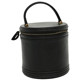 Louis Vuitton-LOUIS VUITTON Epi Cannes Hand Bag Black M48032 LV Auth bs1797-Black