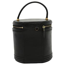 Louis Vuitton-LOUIS VUITTON Epi Cannes Hand Bag Black M48032 LV Auth bs1797-Black