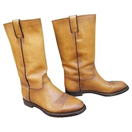 Gucci-Gucci p boots 37,5-Light brown