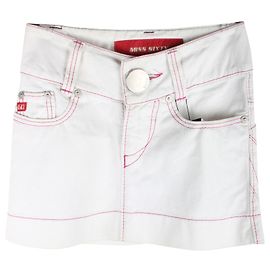 Miss Sixty White denim skirt White