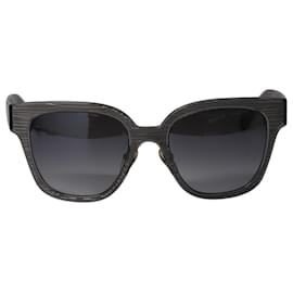 Louis Vuitton-Louis Vuitton Audrey Wayfarer Gradient Sunglasses in Silver Acetate-Silvery