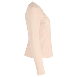 The row-The Row Anasta Jacket in Cream Lambskin Leather-White,Cream