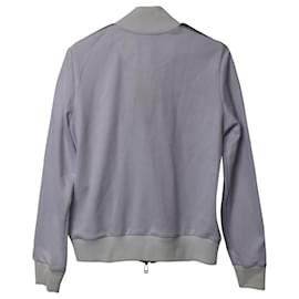 Fendi-Fendi Zip Up Track Jacket in White Cotton-White
