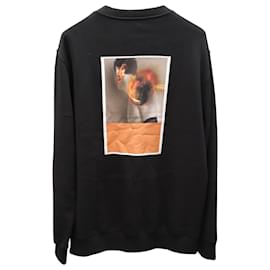 Givenchy-Givenchy Sweatshirt with Portrait at the back in Black Cotton-Black
