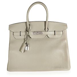 Hermès Hermes Sauge Clemence Birkin 35 PHW Andere