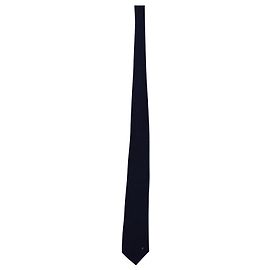 Bulgari Bvlgari Printed Tie in Navy Blue Silk Navy blue