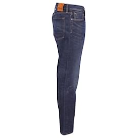 Tom Ford-Tom Ford Straight Leg Jeans in Blue Cotton-Blue