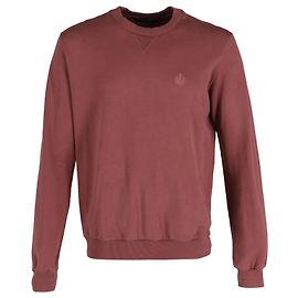 Dolce & Gabbana Pullover mit Kronen-Logo aus bordeauxroter Baumwolle Bordeaux
