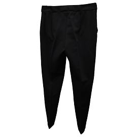 Calça Max Mara Pegno em Viscose Preta Preto