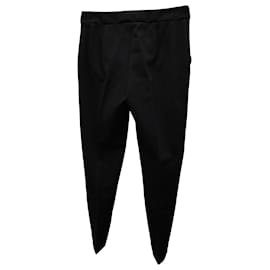 Max Mara-Max Mara Pegno Trousers in Black Viscose-Black
