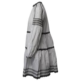 Ulla Johnson-Ulla Johnson August Cotton-Poplin Mini Dress in White Cotton-White