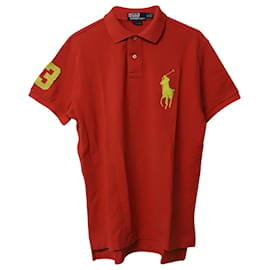 Ralph Lauren-Ralph Lauren Polo Shirt in Red Cotton-Red
