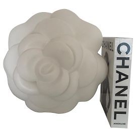 Camélia Géant Chanel ,  Objet Collector, Rare Blanc