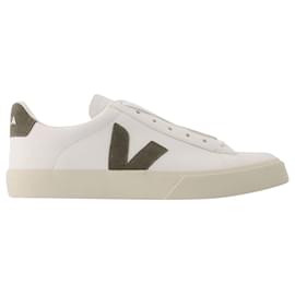 Veja-Campo Sneakers - Veja - White/Khaki - Leather-White